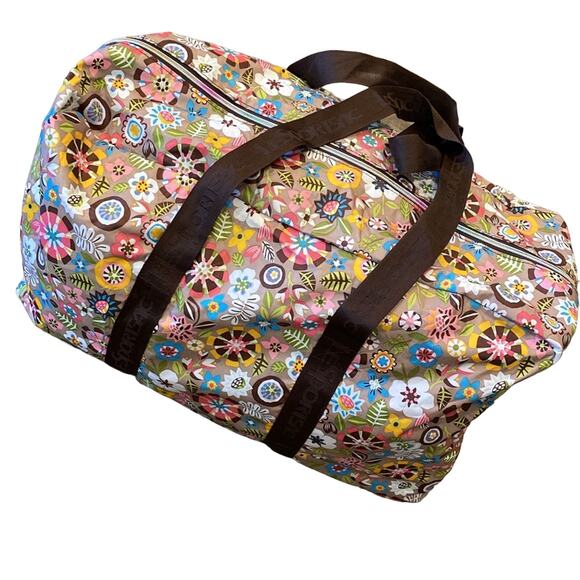 NWOT Tokidoki for LeSportsac Duffle Weekender Multi Floral Bag - Picture 2 of 16